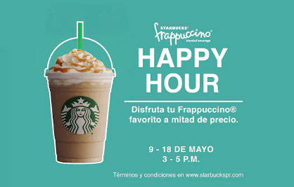 Frappuccino Happy Hour Starbuck