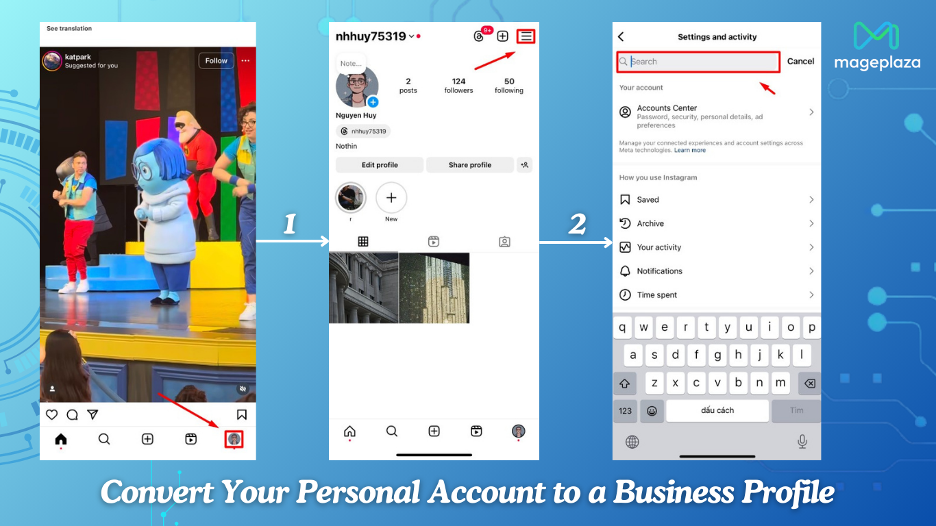 Convert Your Personal Account to a Business Profile