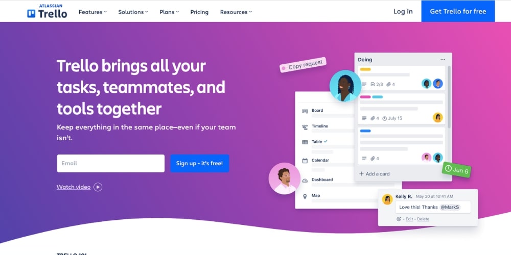 Trello website