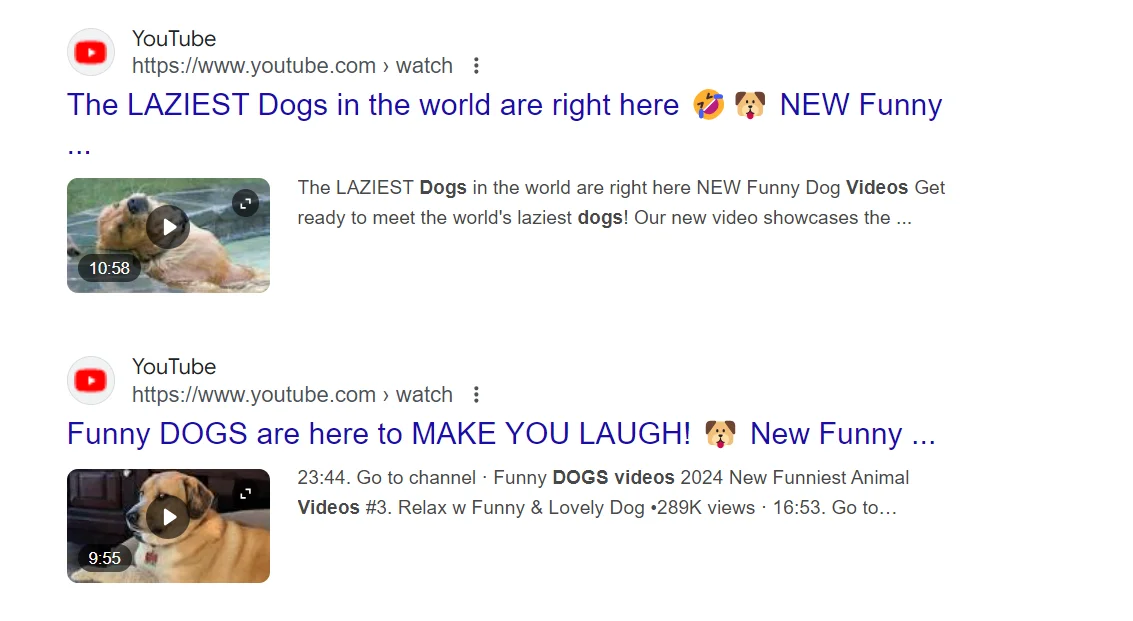 video-listings