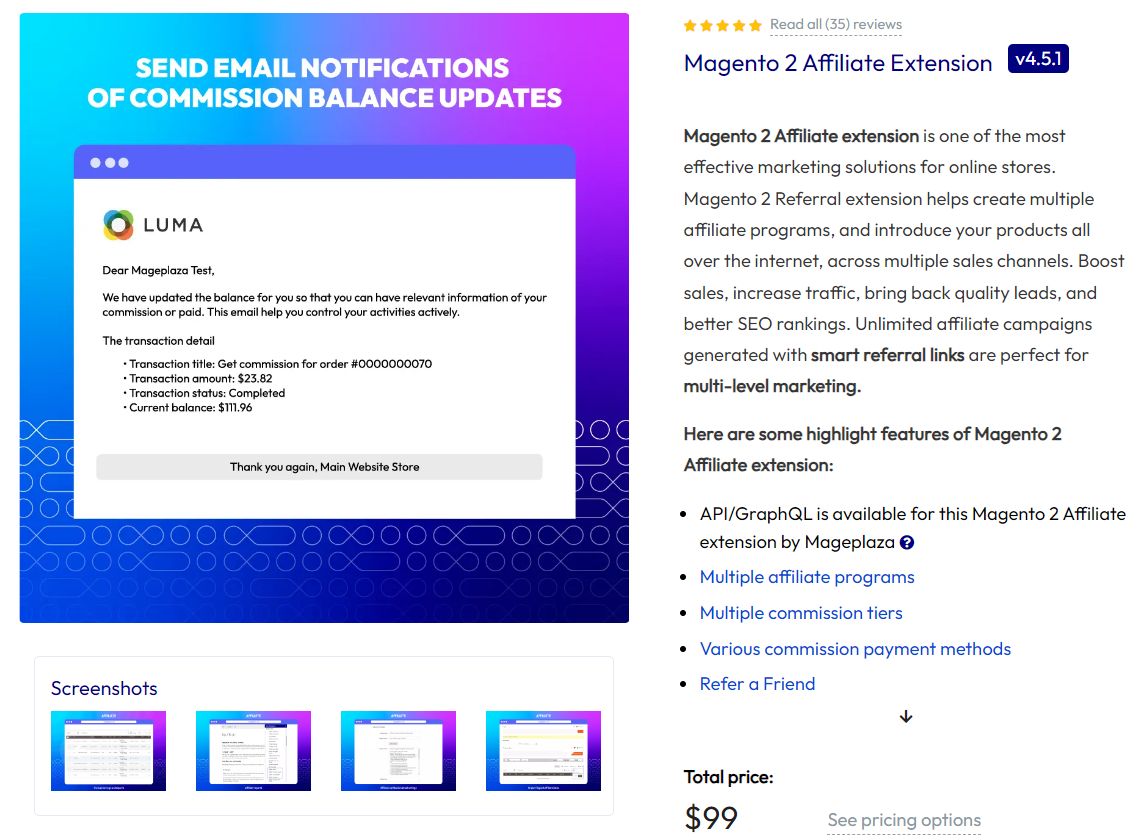 Affiliate Marketing extension