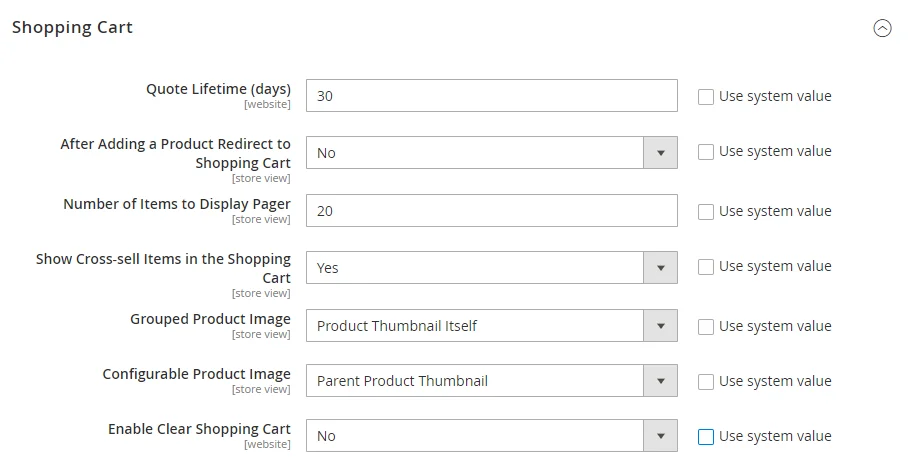 expand-the-shopping-cart-section