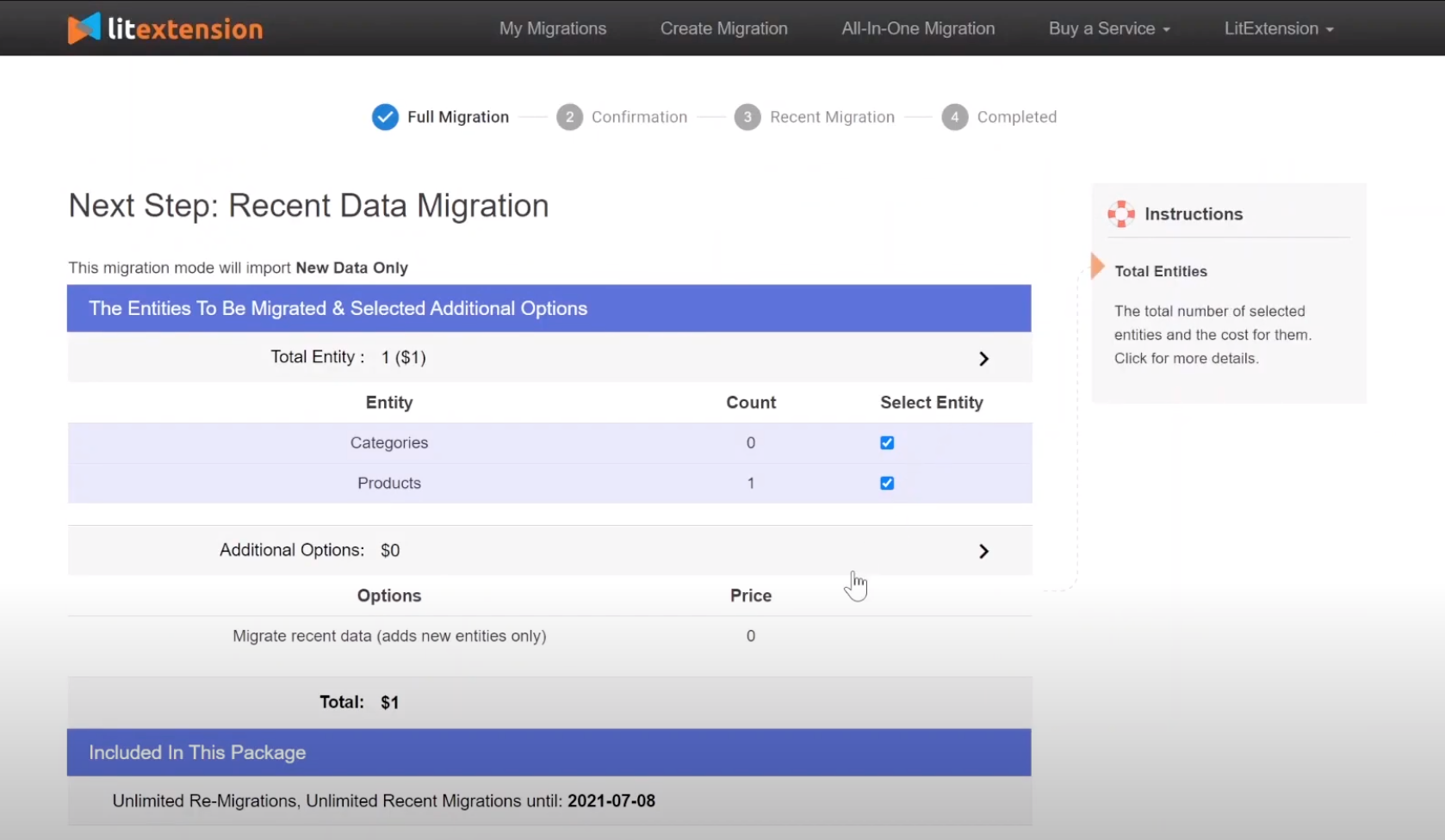 Recent migration