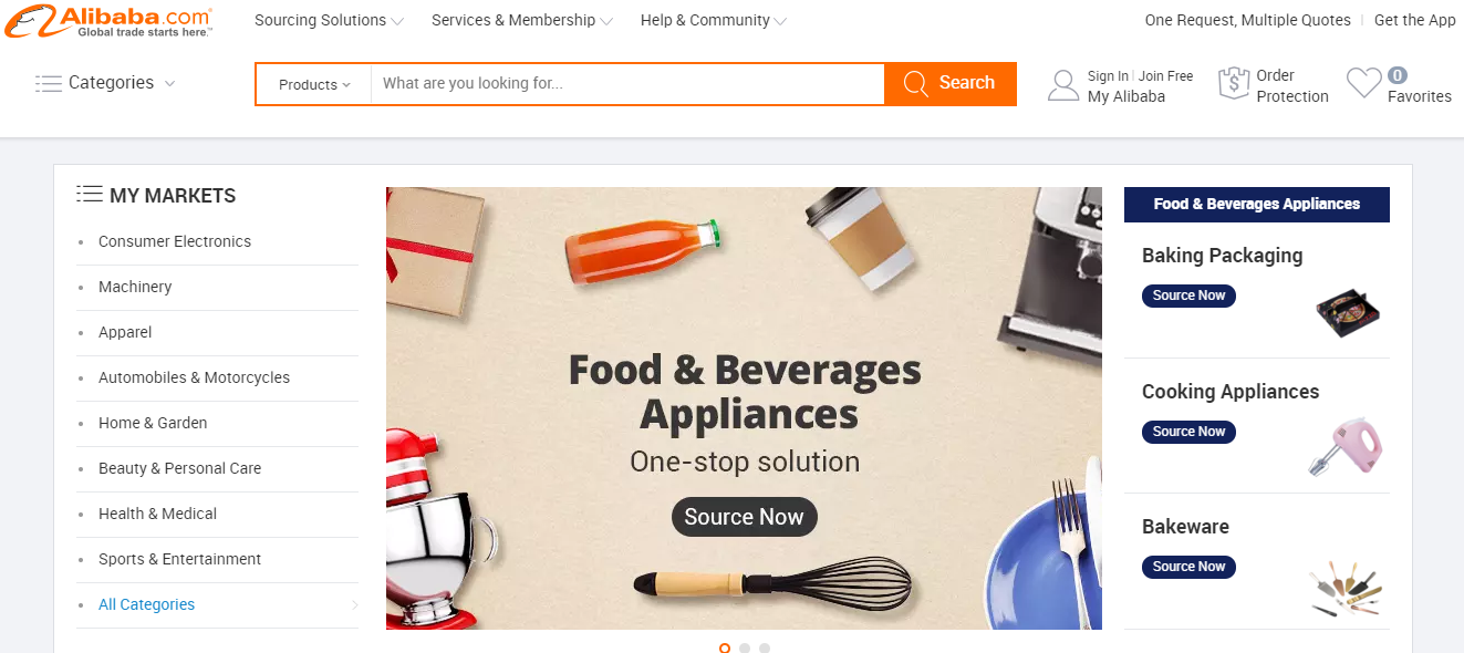 Alibaba Ecommerce Marketplace