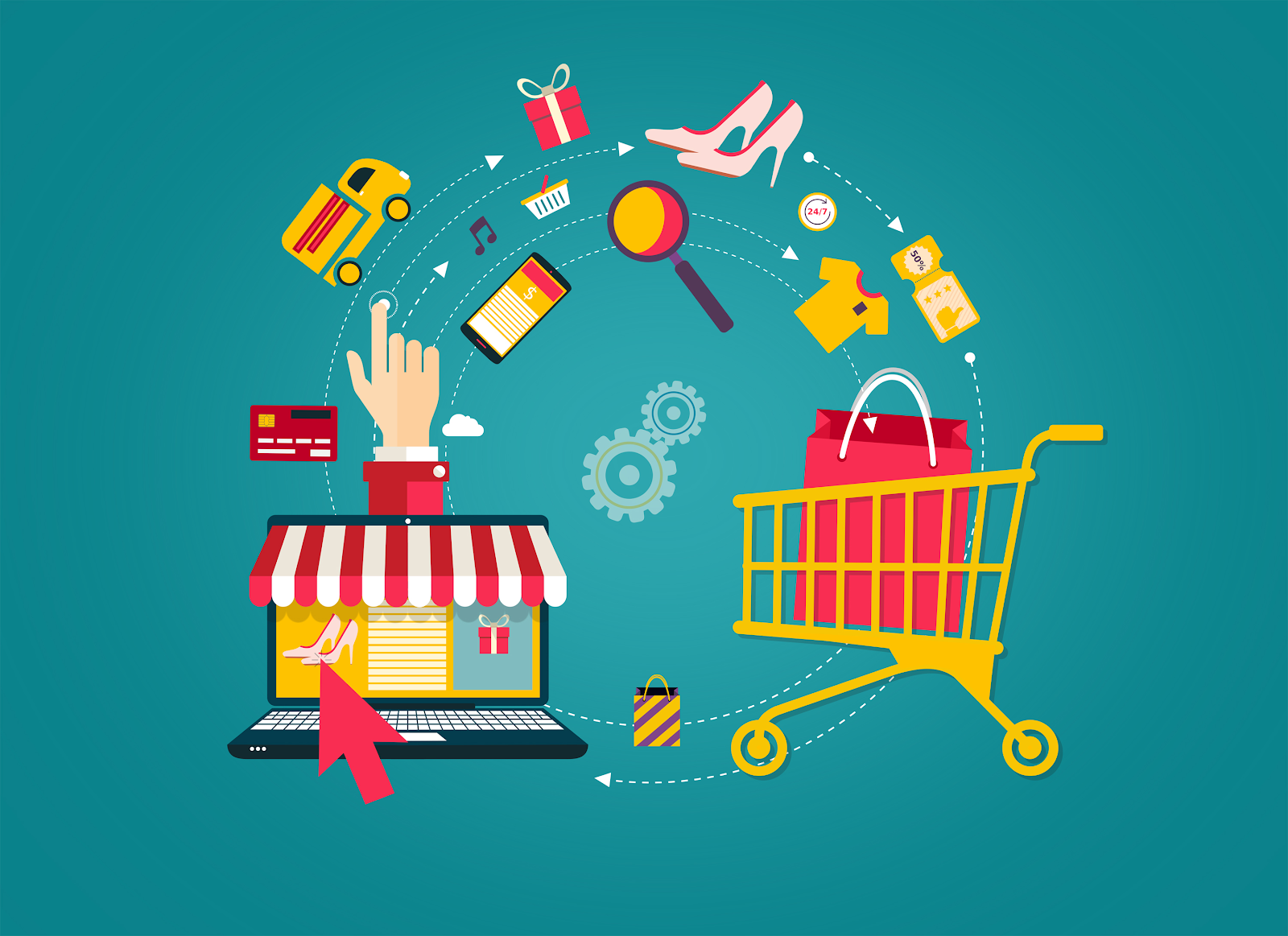 Why online stores become more and more popular