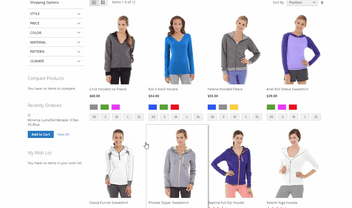 Ajax Layered Navigation: Ajax add to wishlist