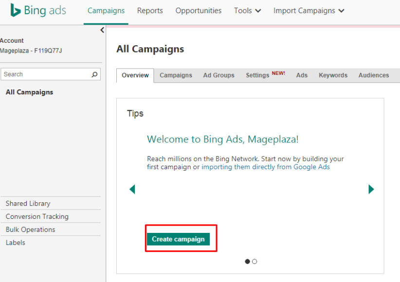 Bing Ads 8