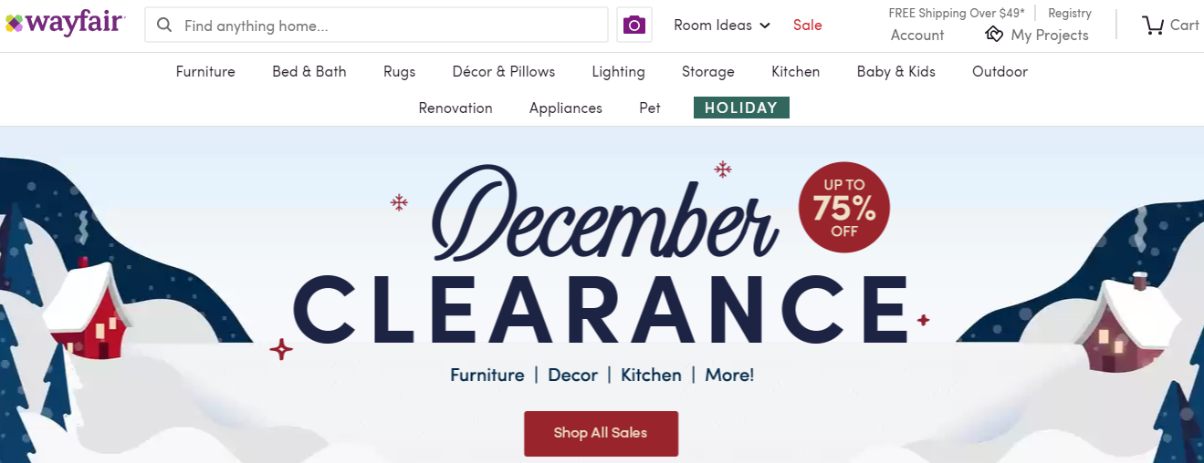 Wayfair Ecommerce Marketplace