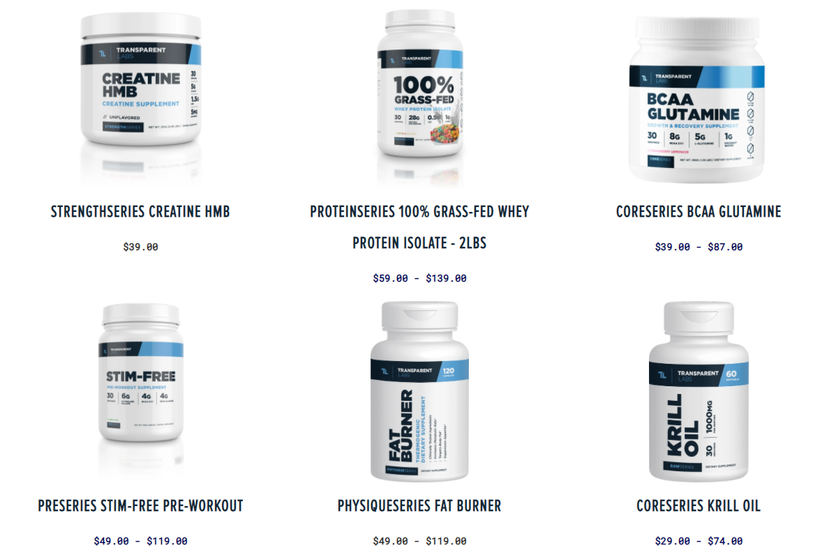 product front and center