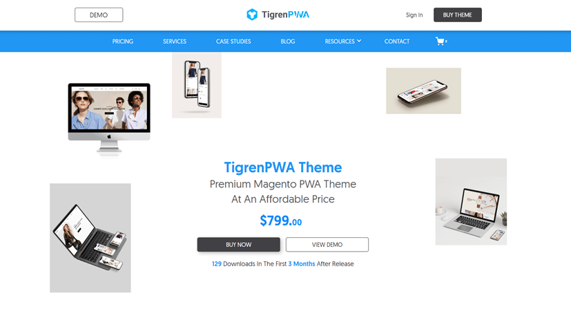 Magento 2 PWA theme by Tigren