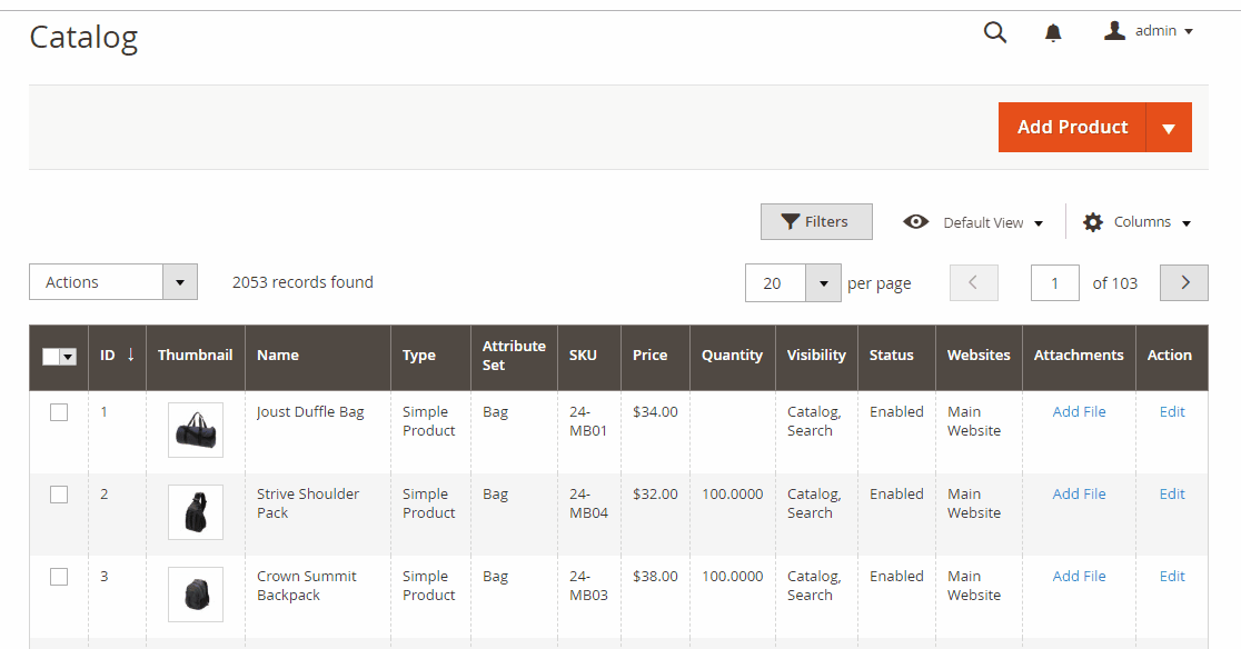 Magento 2 Product Attachments