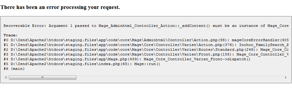 Exception printing is disabled by default for security reasons Magento 2