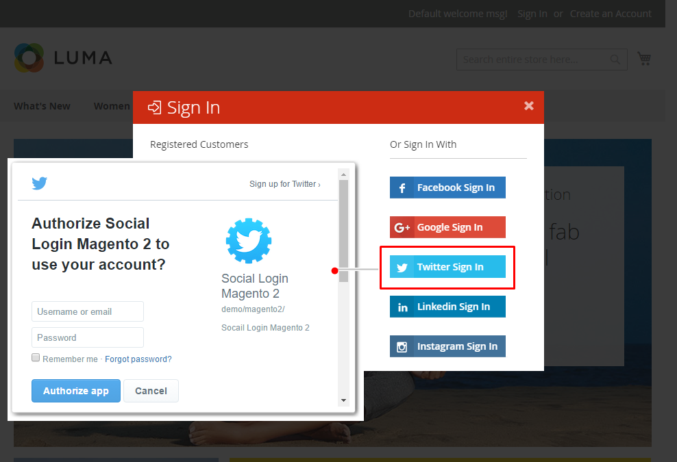 Magento 2 Social Login Extension