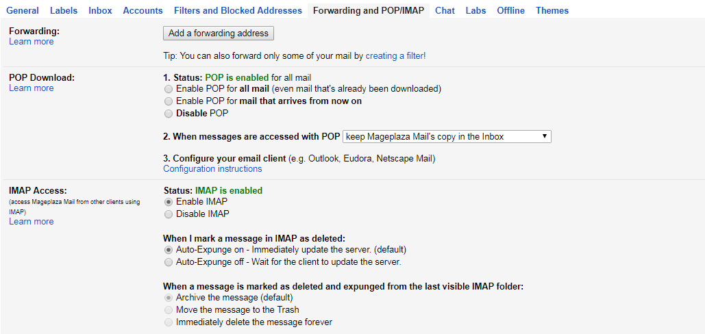 POP/IMAP