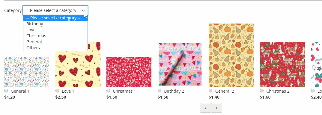 Magento 2 Gift Wrap extension