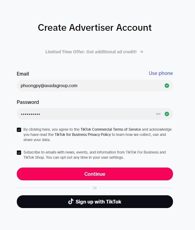 shopify tiktok ads