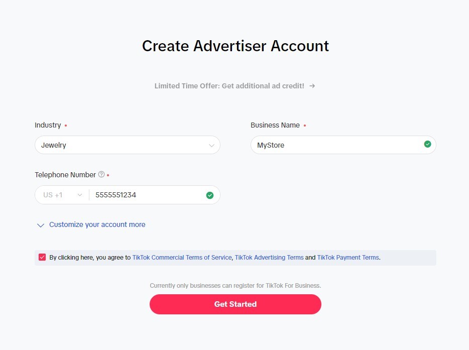 shopify tiktok ads