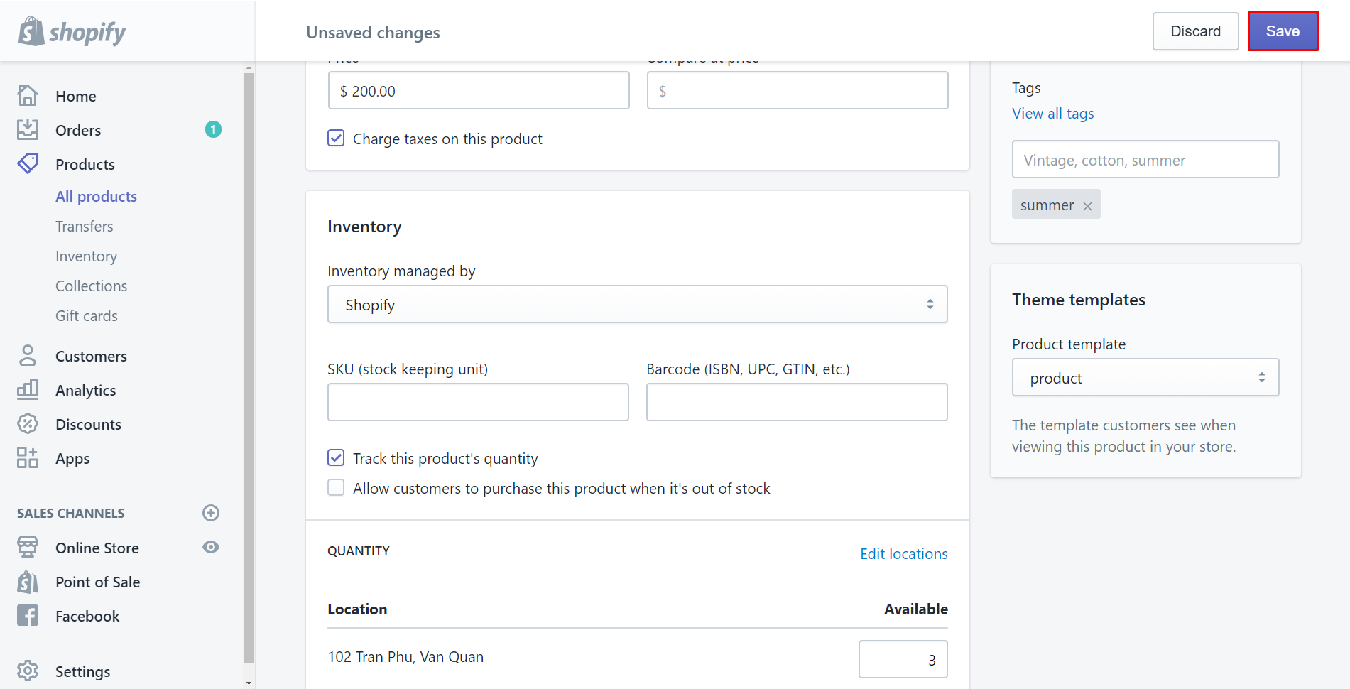 how to enable inventory tracking