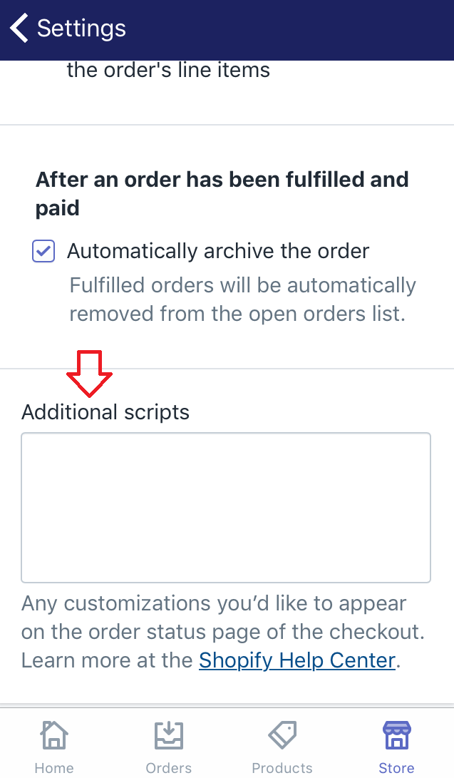 how to show content based on an order for a particular product