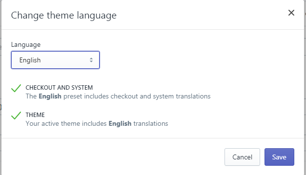 how to choose a language for your theme on shopify