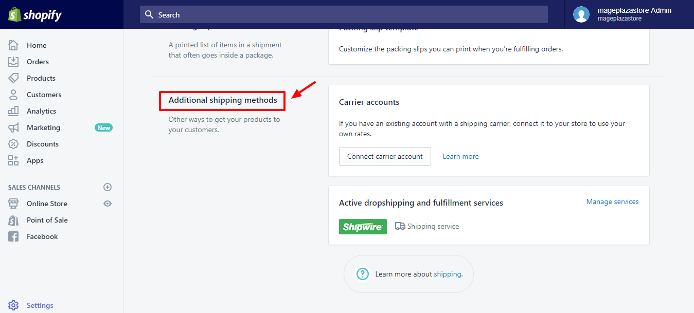 On-demand delivery settings