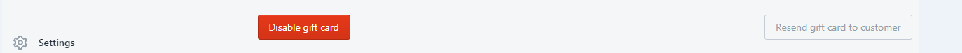 how to disable a gift card on shopify