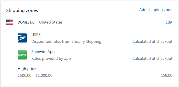 How to add a Carrier Calculated Shipping rate on Shopify on iPhone 3