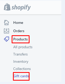 how to filter cards on shopify