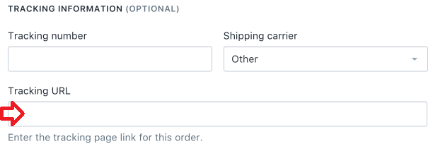 How to add a tracking number while fulfilling an order