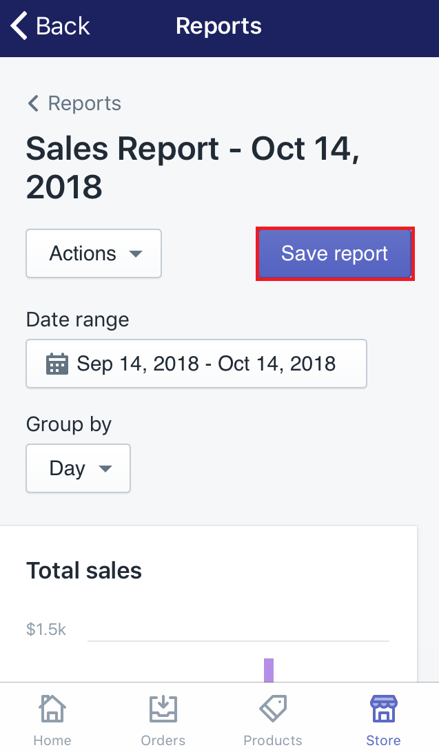 how to custom reports