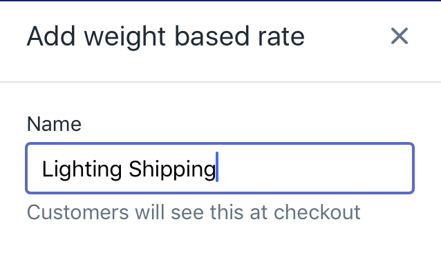 how to offer free shipping over a set weight