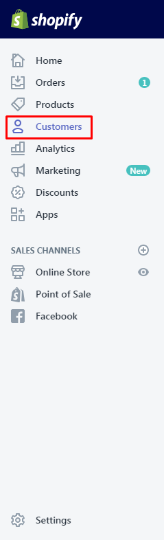 how delete customers shopify