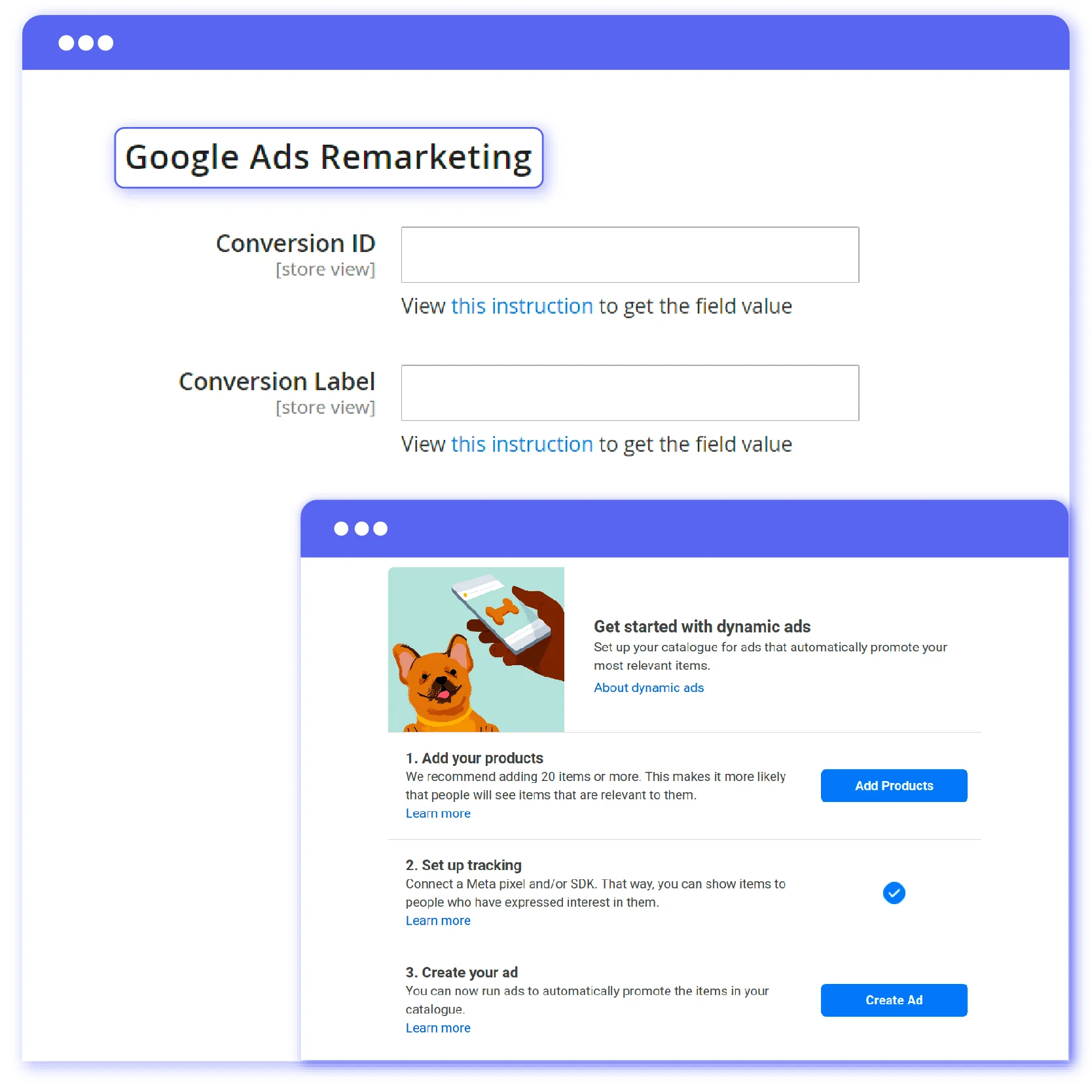Increase advertising efficiency by setting up dynamic remarketing