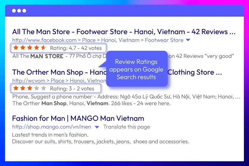 SEO-friendly rich snippets