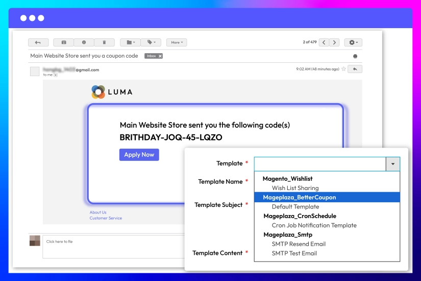 Customize email templates