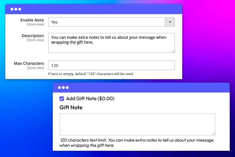 Allow pickup notes