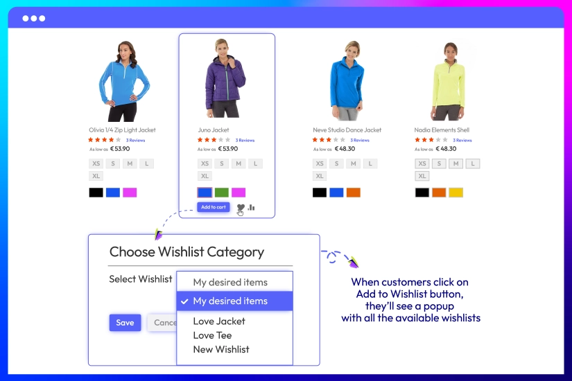 Popup + AJAX Add to Wishlist