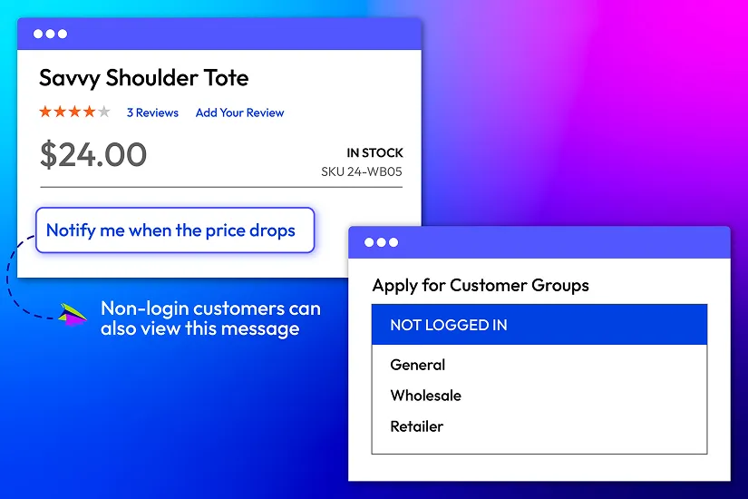 Apply to customer groups