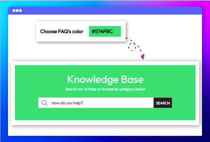 customize product question page appearance