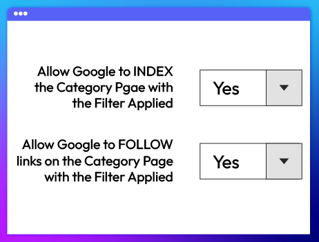 Control Google indexing and crawling