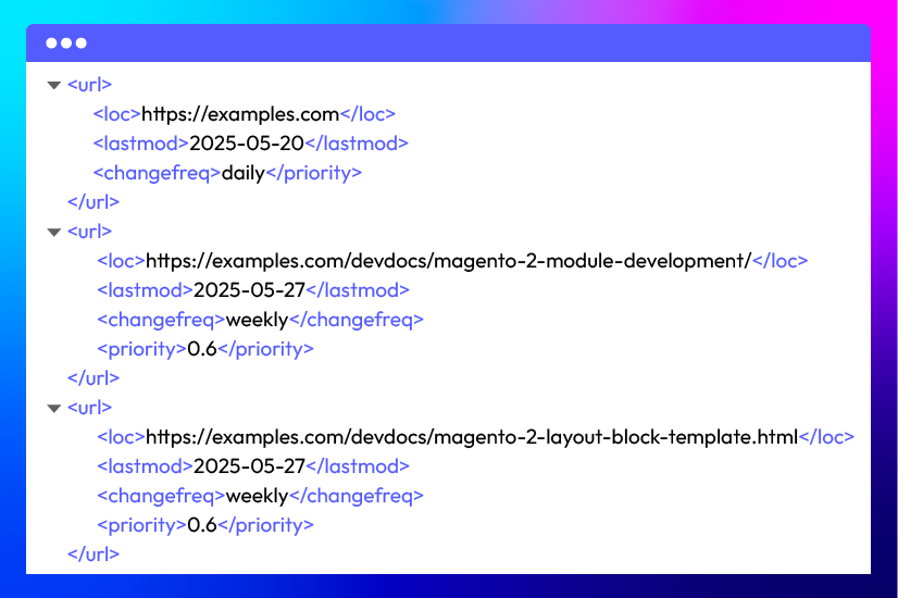 XML Sitemap for Magento 2