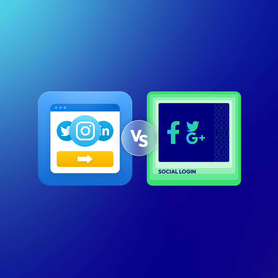 Product image of Amasty Social Login vs. Mageplaza Social Login