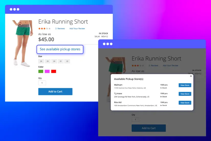 Show product availability