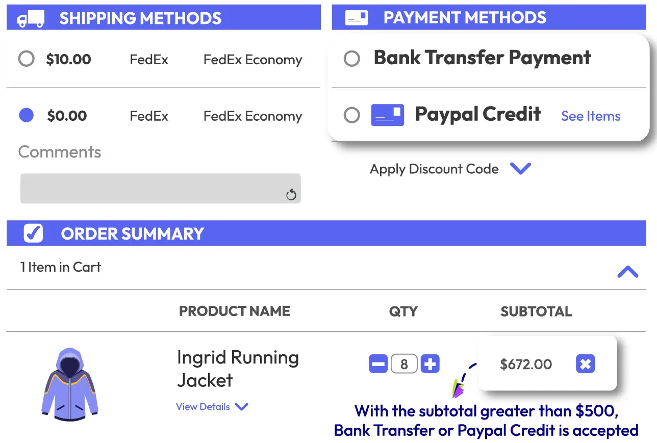 Magento 2 Payment Restrictions extension