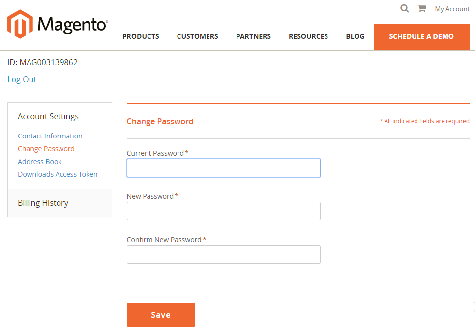 How to create Magento Connect Account Reset Password