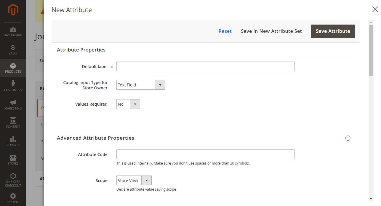 How to create a product attribute Add Attributes