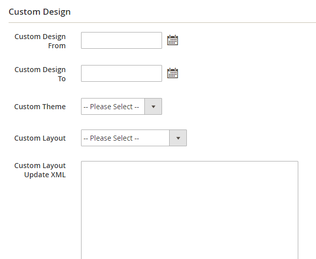 How to Add a New CMS Page Custom Design