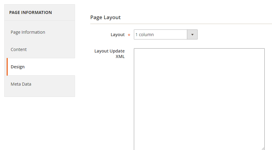 How to Add a New CMS Page Page Layout