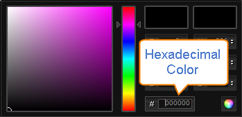 How to configure Swatches Hexademical Color