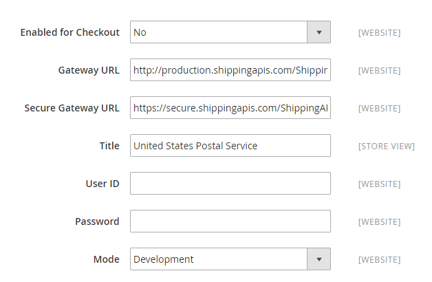 How to Configure USPS Carrier USPS Account Settings